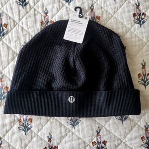 Lululemon - "Engineered Warmth Beanie" - Size L/XL - Color: Black